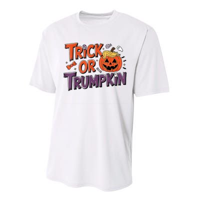 Trick Or Trumpkin Make Halloween Great Again Pro Trump 2024 Performance Sprint T-Shirt