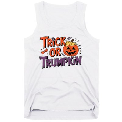 Trick Or Trumpkin Make Halloween Great Again Pro Trump 2024 Tank Top