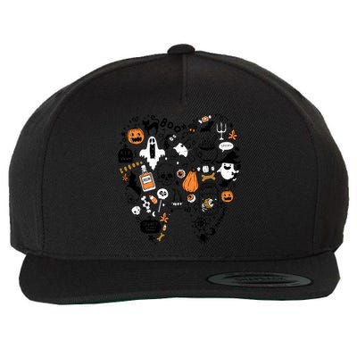 Trick Or Teeth Dental Squad Funny Dentist Halloween Costumes Gift Wool Snapback Cap