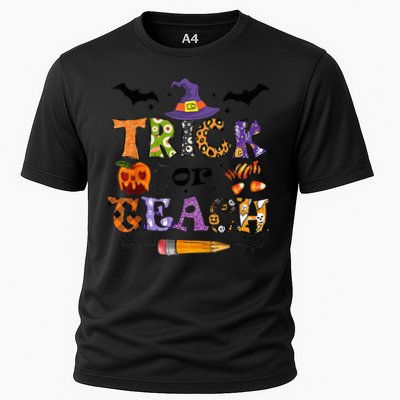 Trick Or Teach Funny Teacher Halloween Costume  Wo Performance Shirt