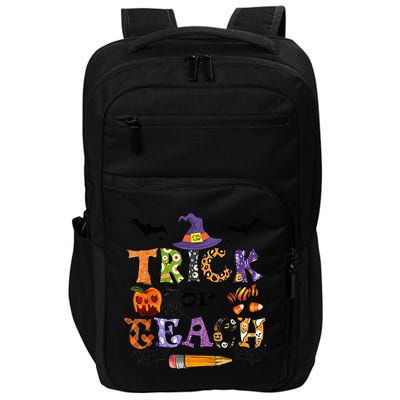 Trick Or Teach Funny Teacher Halloween Costume  Wo Impact Tech Backpack