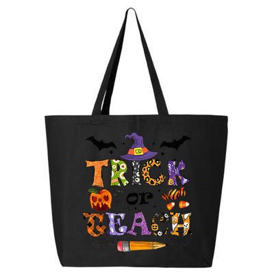 Trick Or Teach Funny Teacher Halloween Costume  Wo 25L Jumbo Tote
