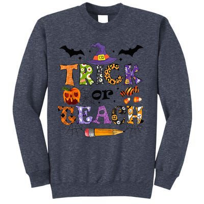 Trick Or Teach Funny Teacher Halloween Costume  Wo Sweatshirt