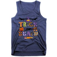 Trick Or Teach Funny Teacher Halloween Costume  Wo Tank Top