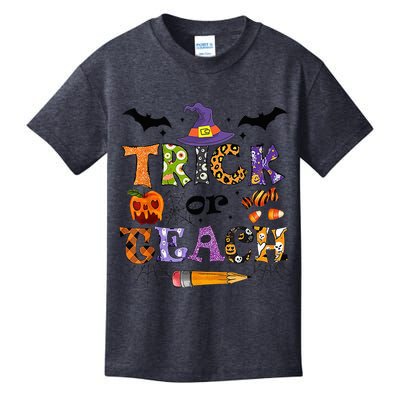 Trick Or Teach Funny Teacher Halloween Costume  Wo Kids T-Shirt