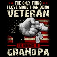 The Only Thing I Love More Than Being A Veteran Grandpa 16 in Basic Backpack