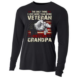 The Only Thing I Love More Than Being A Veteran Grandpa Cooling Performance Long Sleeve Crew