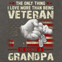 The Only Thing I Love More Than Being A Veteran Grandpa Cotton Canvas Backpack
