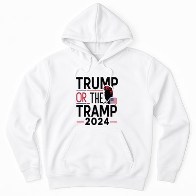 Trump Or The Tramp 2024 Funny Election Hoodie