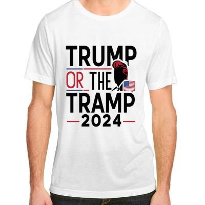 Trump Or The Tramp 2024 Funny Election Adult ChromaSoft Performance T-Shirt