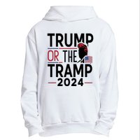 Trump Or The Tramp 2024 Funny Election Urban Pullover Hoodie