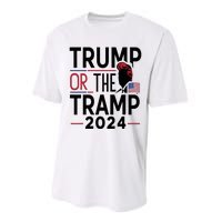 Trump Or The Tramp 2024 Funny Election Performance Sprint T-Shirt