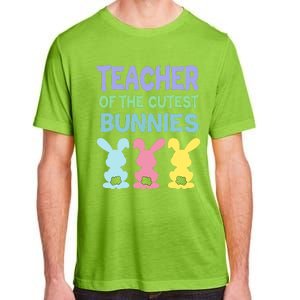 Teacher Of The Cutest Bunnies Easter Teacher Bunny Students Gift Adult ChromaSoft Performance T-Shirt