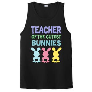 Teacher Of The Cutest Bunnies Easter Teacher Bunny Students Gift PosiCharge Competitor Tank