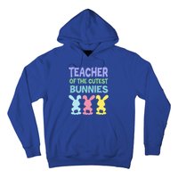 Teacher Of The Cutest Bunnies Easter Teacher Bunny Students Gift Hoodie