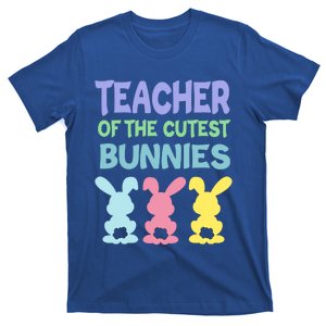 Teacher Of The Cutest Bunnies Easter Teacher Bunny Students Gift T-Shirt