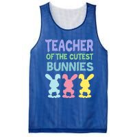 Teacher Of The Cutest Bunnies Easter Teacher Bunny Students Gift Mesh Reversible Basketball Jersey Tank