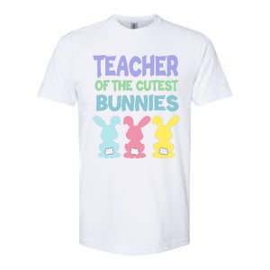 Teacher Of The Cutest Bunnies Easter Teacher Bunny Students Gift Softstyle CVC T-Shirt