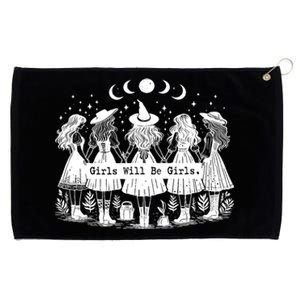 Trick Or Treat Witch Witches Girl Will Be Girl Halloween Grommeted Golf Towel