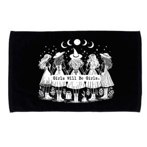 Trick Or Treat Witch Witches Girl Will Be Girl Halloween Microfiber Hand Towel