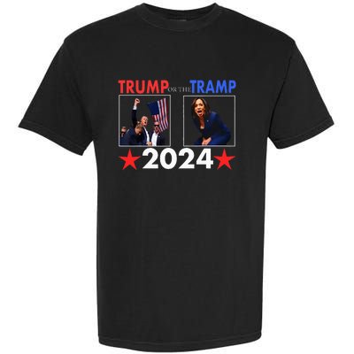 Trump Or The Tramp 2024 Vote For Trump Trump Vance 2024 Garment-Dyed Heavyweight T-Shirt