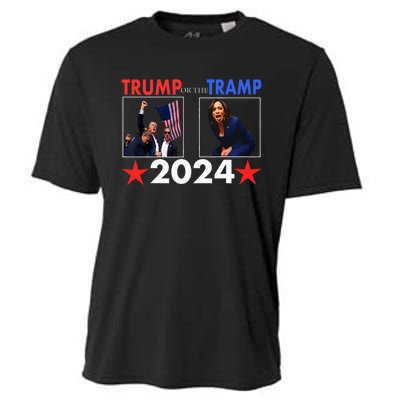 Trump Or The Tramp 2024 Vote For Trump Trump Vance 2024 Cooling Performance Crew T-Shirt