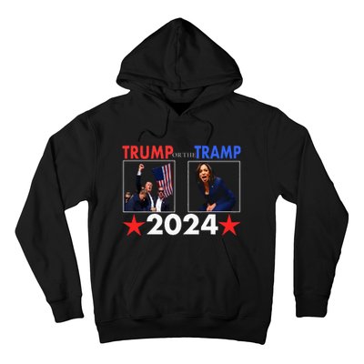 Trump Or The Tramp 2024 Vote For Trump Trump Vance 2024 Hoodie