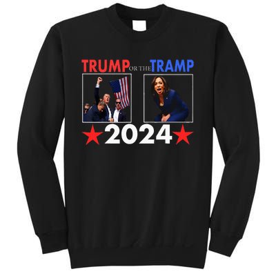 Trump Or The Tramp 2024 Vote For Trump Trump Vance 2024 Sweatshirt