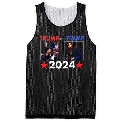 Trump Or The Tramp 2024 Vote For Trump Trump Vance 2024 Mesh Reversible Basketball Jersey Tank