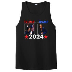 Trump Or The Tramp 2024 Vote For Trump Trump Vance 2024 PosiCharge Competitor Tank