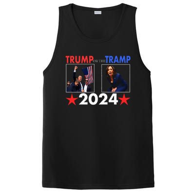 Trump Or The Tramp 2024 Vote For Trump Trump Vance 2024 PosiCharge Competitor Tank