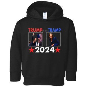 Trump Or The Tramp 2024 Vote For Trump Trump Vance 2024 Toddler Hoodie