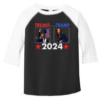 Trump Or The Tramp 2024 Vote For Trump Trump Vance 2024 Toddler Fine Jersey T-Shirt