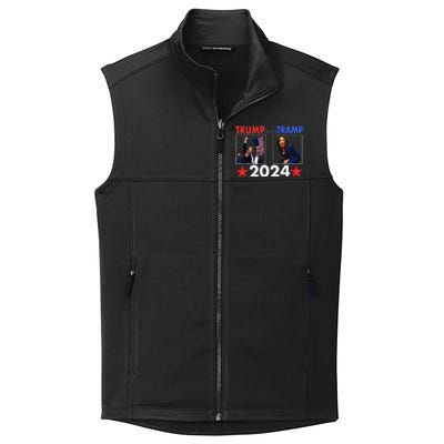 Trump Or The Tramp 2024 Vote For Trump Trump Vance 2024 Collective Smooth Fleece Vest