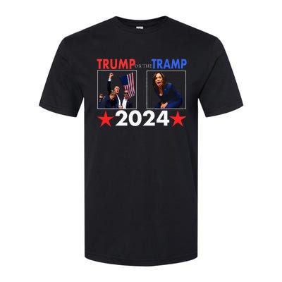 Trump Or The Tramp 2024 Vote For Trump Trump Vance 2024 Softstyle CVC T-Shirt