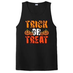 Trick Or Treat Halloween Festive Pumpkin PosiCharge Competitor Tank