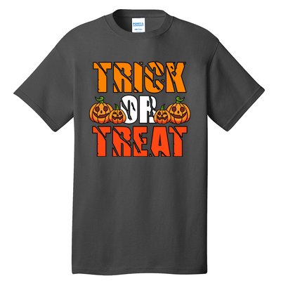 Trick Or Treat Halloween Festive Pumpkin Tall T-Shirt