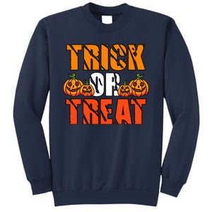 Trick Or Treat Halloween Festive Pumpkin Sweatshirt