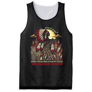 Trail Of Tears Where Thousands Of Native Voices Were Mesh Reversible Basketball Jersey Tank