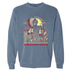 Trail Of Tears Where Thousands Of Native Voices Were Garment-Dyed Sweatshirt