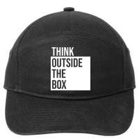 Think Outside The Box 7-Panel Snapback Hat