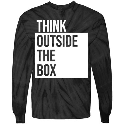 Think Outside The Box Tie-Dye Long Sleeve Shirt