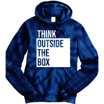 Think Outside The Box Tie Dye Hoodie