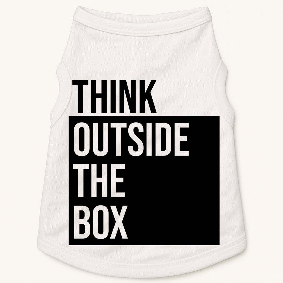 Think Outside The Box Doggie Tank