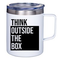 Think Outside The Box 12oz Stainless Steel Coffee Mug