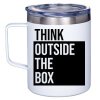 Think Outside The Box 12oz Stainless Steel Coffee Mug