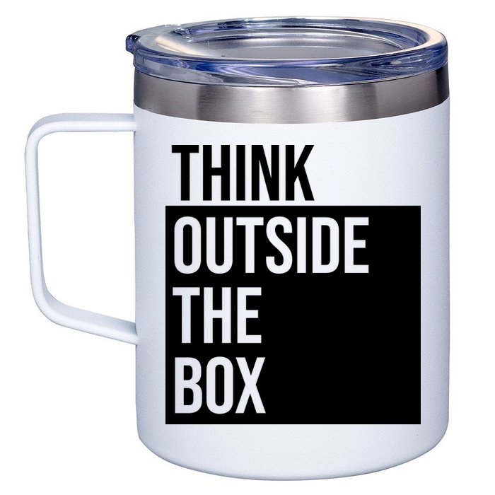 Think Outside The Box 12oz Stainless Steel Coffee Mug