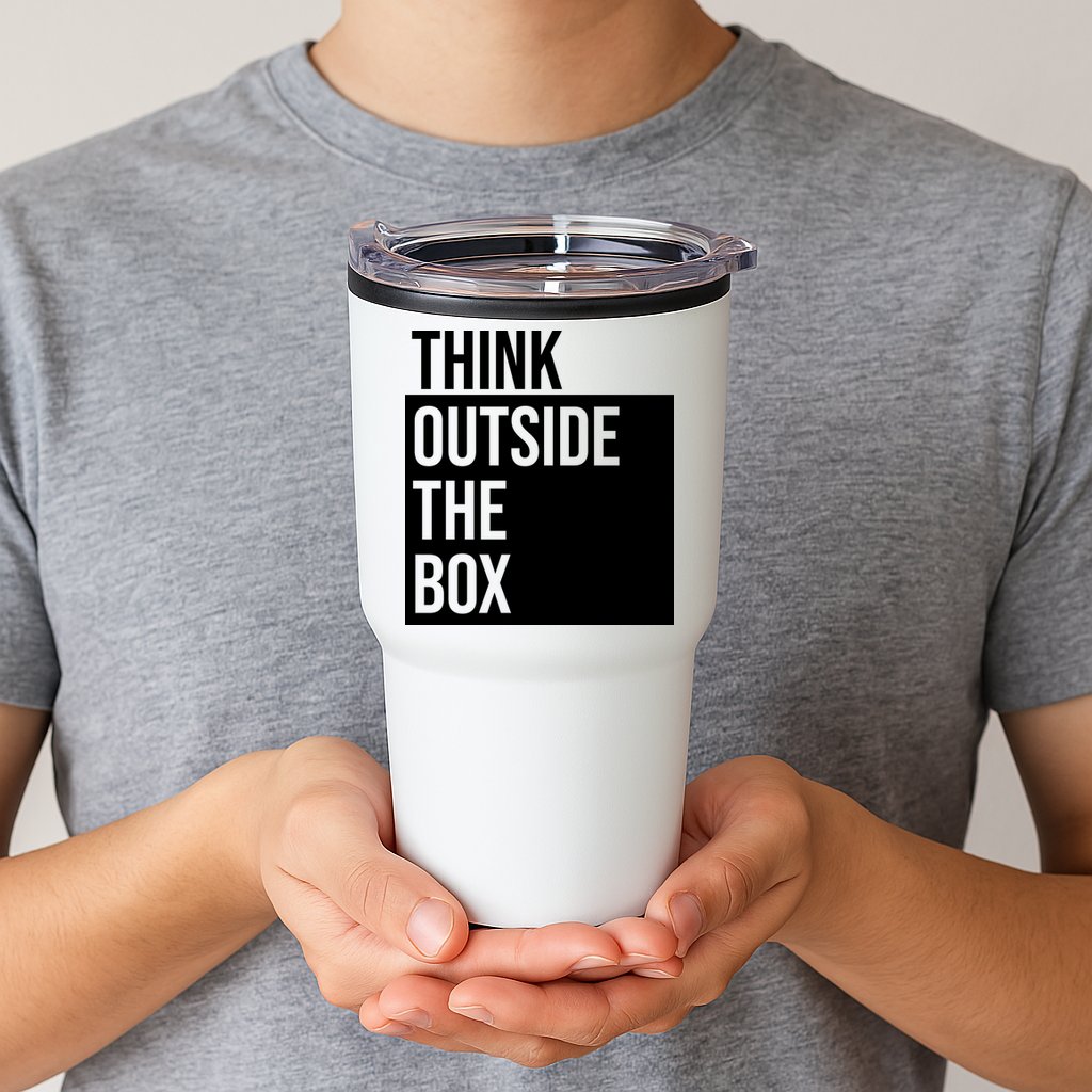 Think Outside The Box Tumbler