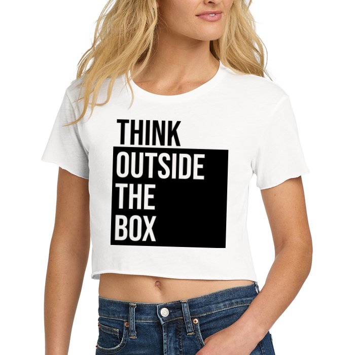 Think Outside The Box Crop Top