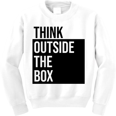Think Outside The Box Kids Sweatshirt